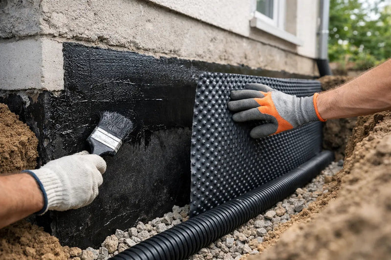 Izolație subsol contra umezelii, făcută corect - Isoflect Insulation
