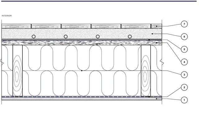 CAD detail ISO-PLA-04: Floor over a crawl space