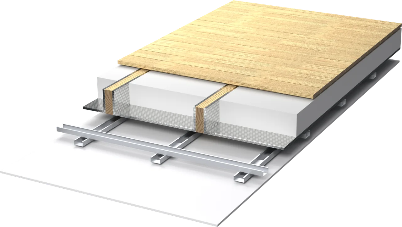 Rendu 3D : la rénovation du plancher des combles perdus
