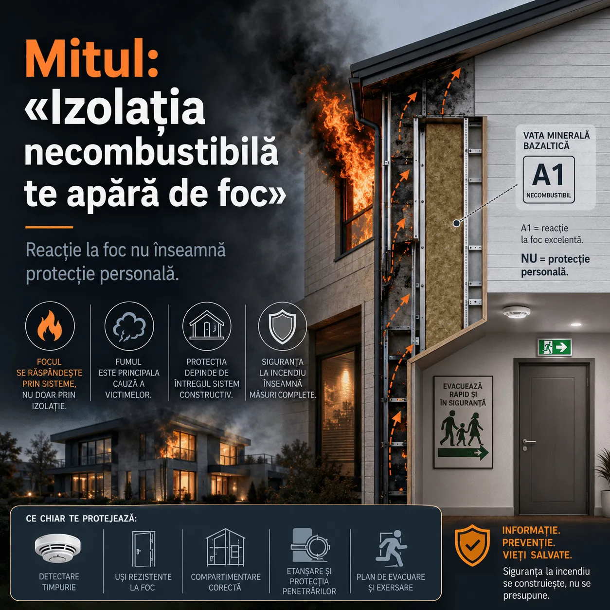 Mythe ou réalité ? « L'isolation incombustible vous protège-t-elle du feu ?"