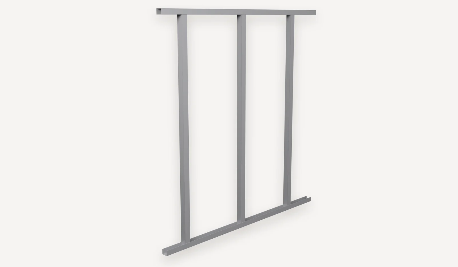 Installation on metal profiles, step 2: the studs