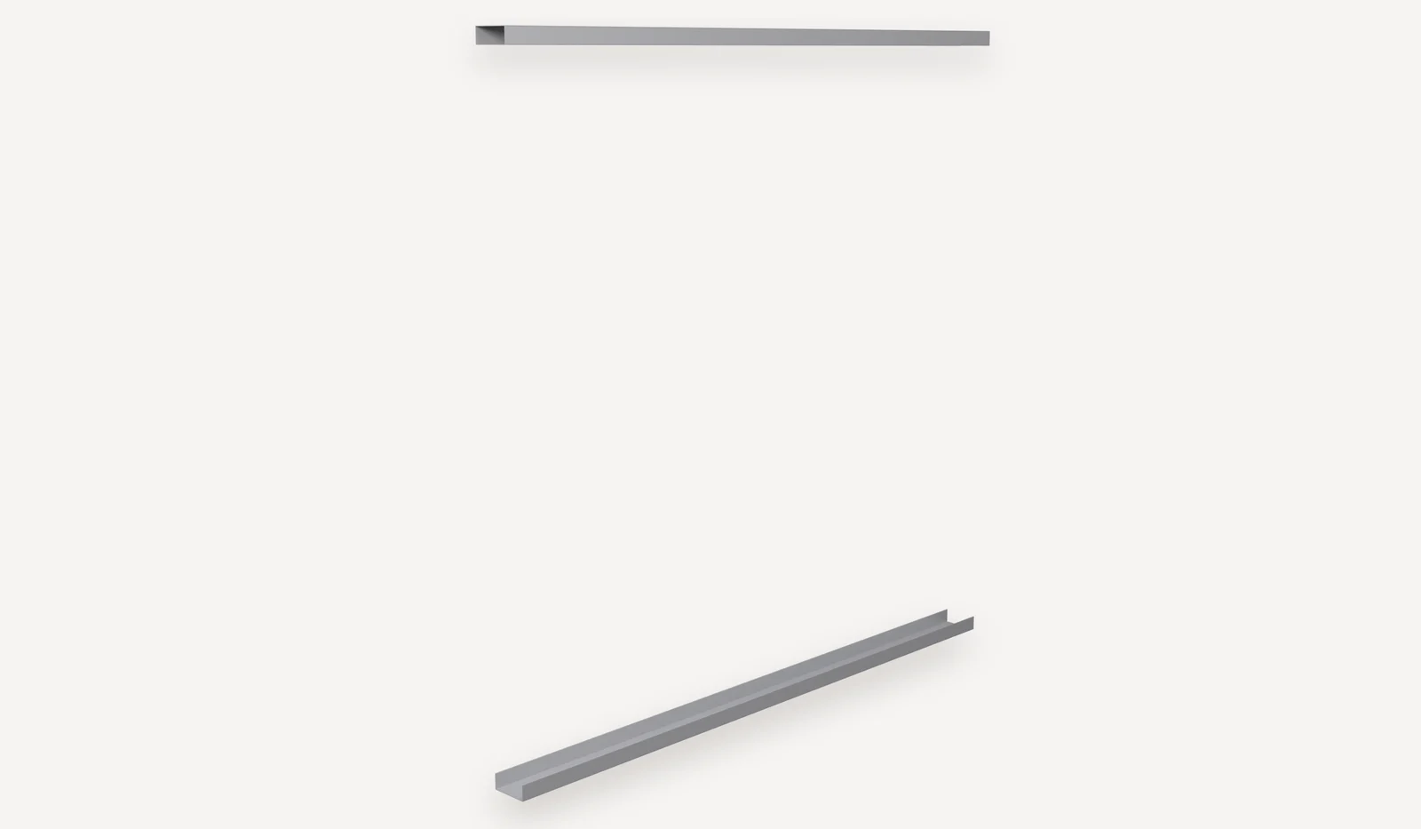 Installation on metal profiles, step 1: the U profiles